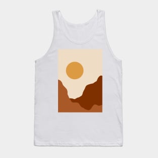 Abstract Sunset Painting 7.6 Tank Top